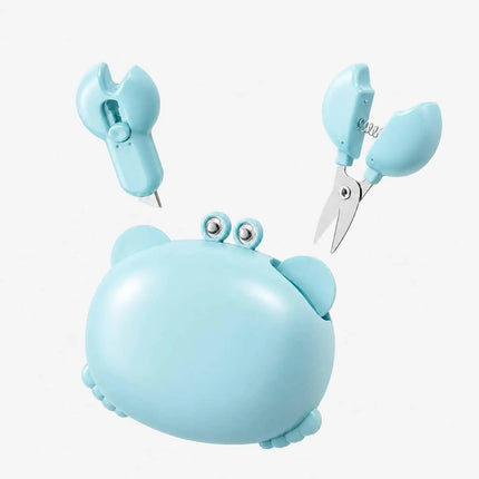 4-in-1 Crab Multifunctional Bottle Opener, Magnetic Fridge Magnet Kitchen Gadget with Scissors & Box Cutter, Creative Tool