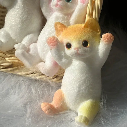 New Products Simulated Cat Pinching And Stress Relieving Toys Diy Creative Gifts, Cute Ornaments As Holiday Surprises For Friend