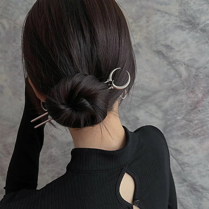 Simple Large U Shape Hair Clips Pins for Women Imitation Pearl Enamel Hair Sticks Bride Hair Styling Accessories Headwear Gift