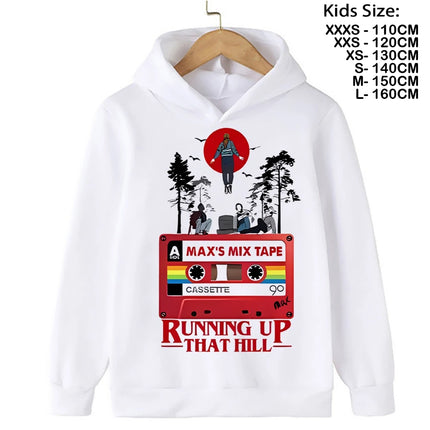 The Demogorgon Hawkins Cannibal Flower Hoodie Kids Cartoon Boys Girls Children Sweatshirts