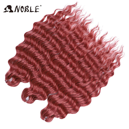 Noble Braiding Hair 300g 24 Inch ANNA Curl Hair Water Wave Twist Crochet Hair Synthetic Rainbow Color Braiding Hair Extensions