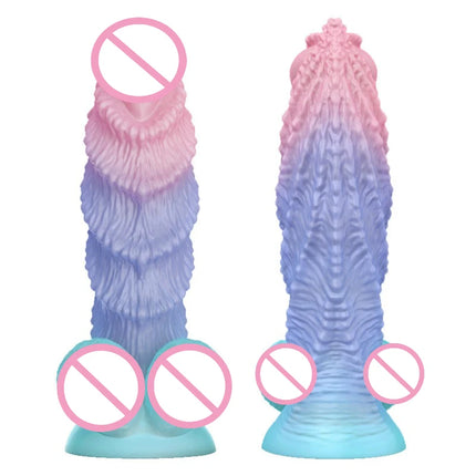 Alien Monster Dildo Anal Plug Liquid Silicone Butt Plug for Adult Masturbation Sex Toys G-spot Clitoris Massage Anus Stimulation