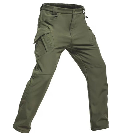Plus Size Mens Tactical Pants Multiple Pocket Elasticity Military Urban Commuter Tacitcal Trousers Men Waterproof Cargo Pants QC