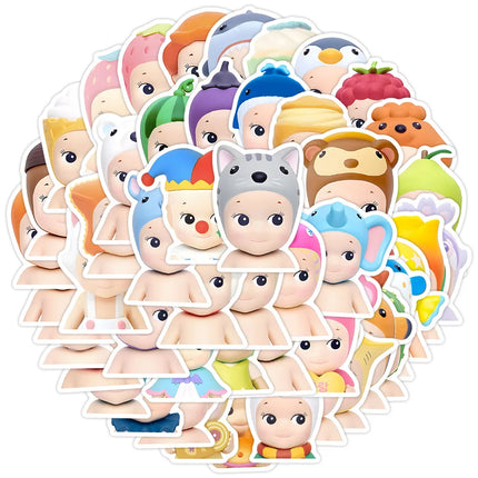 10/30/50PCS Sonny Angel Cartoon Cute Sticker DIY Phone Laptop Luggage Skateboard Graffiti Decals Fun for Kid