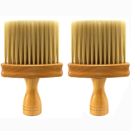 Professional Wooden Hair Cutting Brush - Soft Bristles for Barber & Salon Use