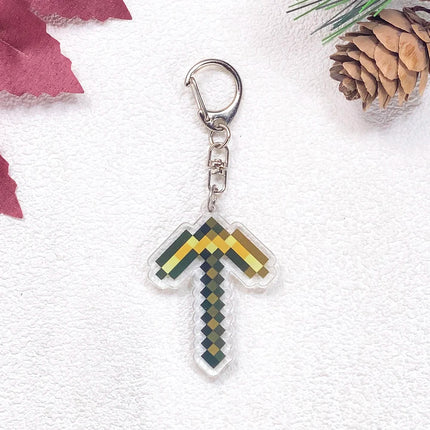 1/27Pcs Game Totem of Undying Car Keychain Accessories Acrylic Cute Charms Pendant For Bag Funny Key Holder Backpack Decoration