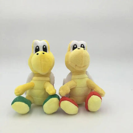 15cm Mario Koopa Troopa Plush - Small Sitting Green & Red Turtle, Koopa Paratroopa Stuffed Doll, Retro Video Game Collectible
