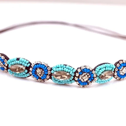 Women Rhinestones Headband New Fashion Crystal Cute Bride Hair Band Wedding Hair Accessories Party gift Jewelry A5064