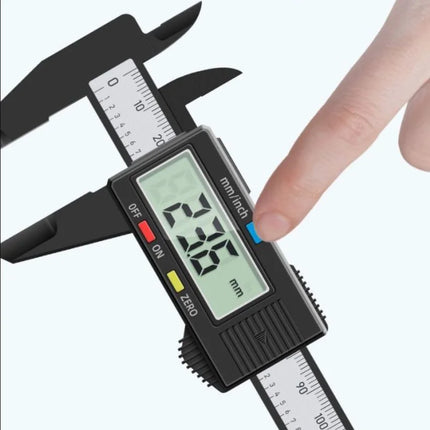 Precision Electronic Digital Caliper with Carbon Fiber Dial Vernier 100mm/150mm Micrometer Measuring Tool Digital Ruler