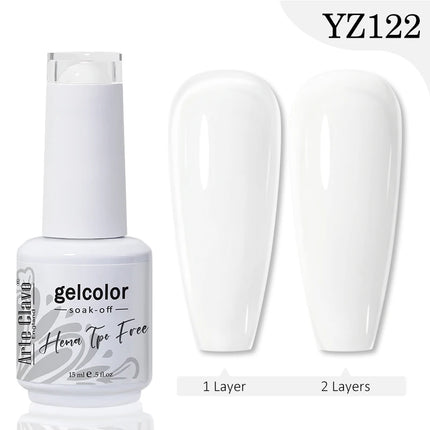 Arte Clavo Red Brown Gel Nail Polish 15ml Autumn Series Base Top Coat Soak Off UV Gel Semi Permanent Varnishes Design Nail Art