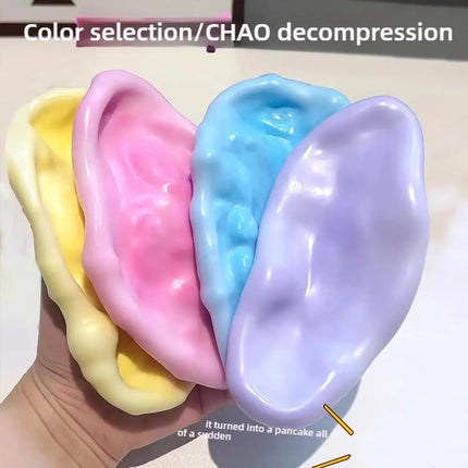 Super Soft Feel Table Toys Ultra-thin Ice Skin Stress Relieving Toy Stress Reliever Sticky Handmade Ball