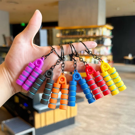 1PC Niche Design DIY Keychain, Classic and Simple Arm Strength Bar Keychain, Pendant Pendant Pendant for Women's Fashion, Luggage Key Pendant, Holiday Gift Decoration