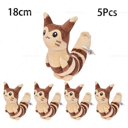 Wholesale Pokemon Plush 5Pcs/Lot Mimikyu Caterpie Oddish Garchomp Phantump Umbreon Sylveon Stuffed Animal Peluche Christmas Gift
