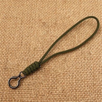 Outdoor Paracord Keychain with Trigger Snap Hook Hand-Woven Survival Camping Hiking Accessories for Car Keys Backpack EDC Gear