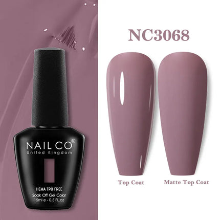 NAILCO 15ml Red Color Series Gel Varnish Coffee Gel Nail Polish Maximalism Reddish Gellak Design Brown Lacquer Nail Art Manicure