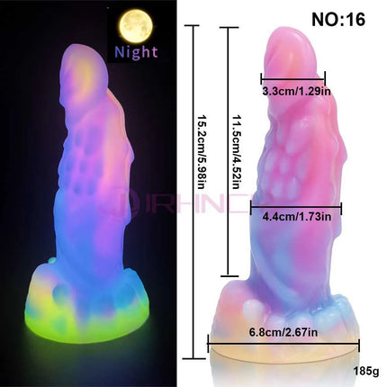 Anal Dildo Luminous Sex Toys for Women Dick Animal/Monsters Horse Dildos Silicone Soft Anal Plug Adult Sextoys Dragon Penis 18+