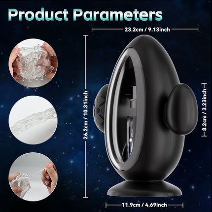 Male Masturbator Automatic Vibration Vagina Blowjob Machine Soft Pussy Penis Pump Masturbation Cup Sex Toys for Men Sex Machine
