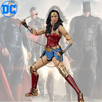 DC Batman Superman Wonder Woman Creative Cartoon Joint Movable Toy Figure Model Personalized Anime Peripheral Tabletop Ornaments