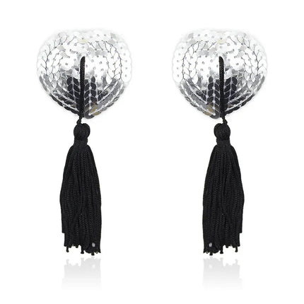 2025 Sexy Exotic Accessories Women Lingerie Sequin Tassel Breast Bra Nipple Cover Pasties Stickers Petals Clothing