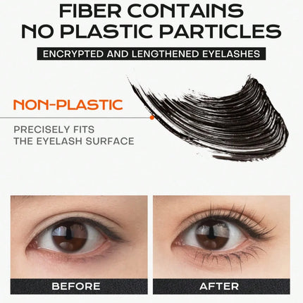 Mistine Waterproof Mascara 24-Hour Curling Lifting Lengthening Mascara No Clump Smudge-Proof Black Mascara 5g 1  Count