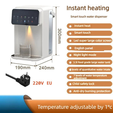 110V/220V Instant-Boil Water Dispenser with Precise Temperature Control Home-Use Direct-Drinking Machine with LED Colour Display