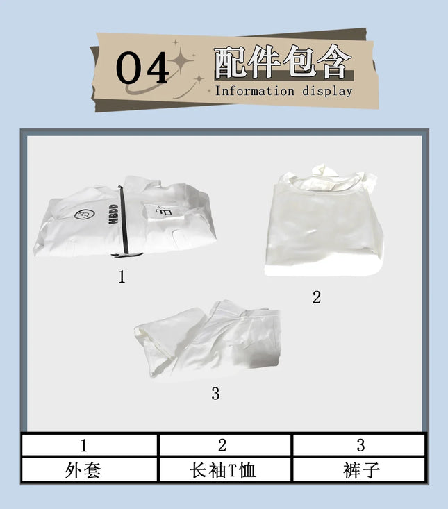 Game HUNDRED LINE Aotsuki Eito  Cosplay Costume Uniform Halloween Party for Women Men Carnival Props