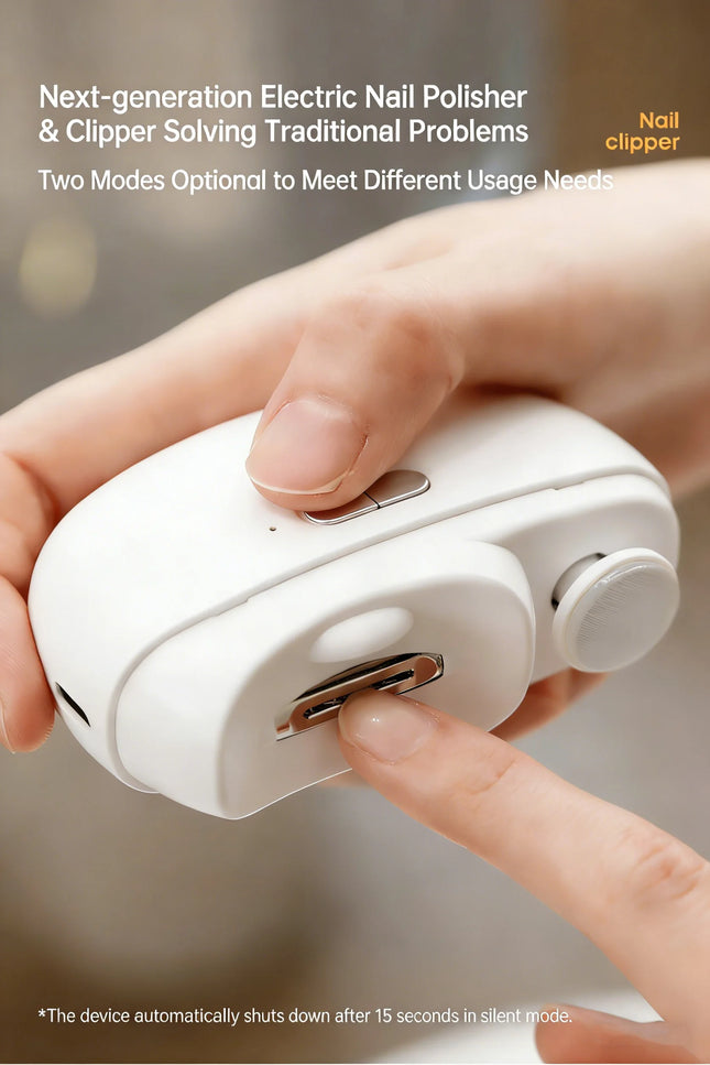Electric automatic nail clippers, manicure, polishing trimmers, suitable for children, adults and the elderly