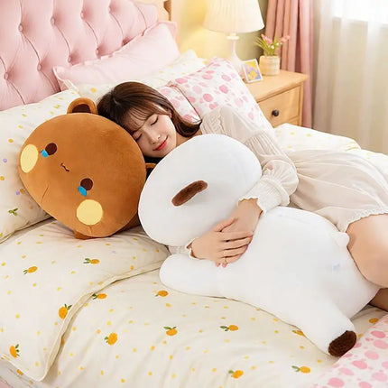 New Cute Bubu Dudu Plush Toy Kawaii Anime Panda Plushie Throw Pillow Home Decor Sleeping Companion Doll for Adults Gifts