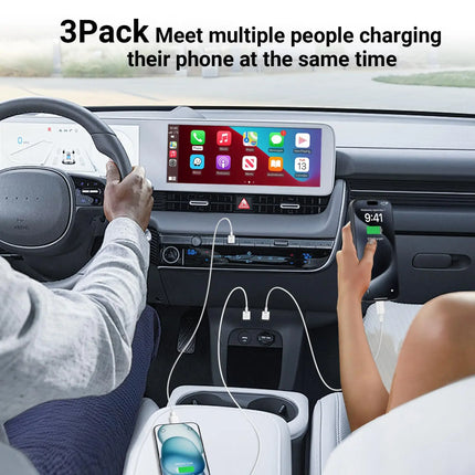 1-3Pcs 20W USB A to Type-c Fast Charging Cable 6.6ft/200cm for iPhone 16 15 Pro Pro Max Plus iPad Mini6 Air4 Pro Samsung Huawei