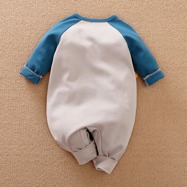 Dinosaur Printed Clothes Spring and Autumn Baby Boys Girls Cartoon Clothing 0-18 months Newborn Baby Long Sleeve Print
