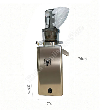  Juicer Automatic 1200W Multifunctional Juice Residue Separation Whole Fruit Apple Stainless Steel Commercial Juicer Machine