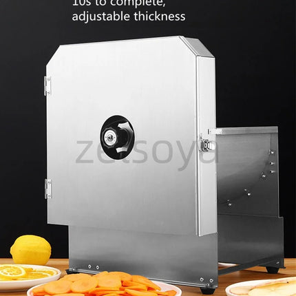 Commercial electric potato slicer Fruit Cutting machine automatic multi-functional vegetable cutter Lemon slicer