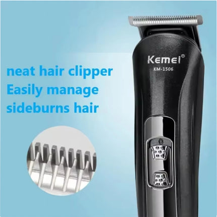 Kemei KM-1506 3 in 1 Electric Shaver Hair cutting Charging Hair trimmer Electric Rechargeable Nose Professional Shaving Machine
