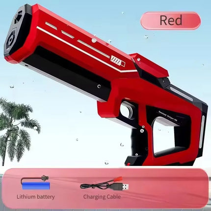 Electric Continuous Shooting Water Guns for Adults Automatic Water Absorb Blasters Summer Outdoor Pool Battle Game Toys for Kids