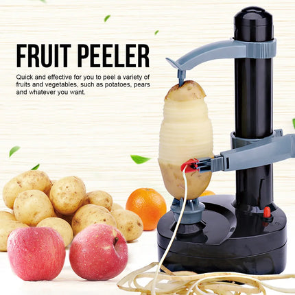 Multifunctional Household Electric Fruit Potato Peeler Peeling Machine Kitchen Tool ABS+Stainless Steel