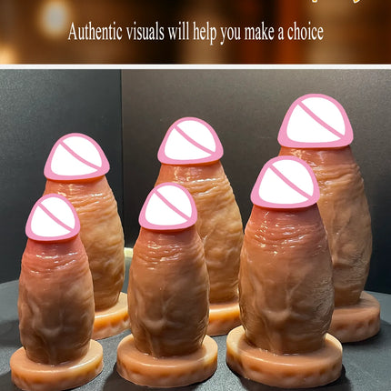 Realistic Big Huge Thick Anal Dildo Butt Plug Giant Large Soft Silicone Anal Plug Expander Training Adult Sex Toys for Women XXL