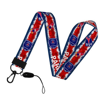 Sports Designs P Lanyards New Football ID Badge Holder Strap Work Card Bus Access Card Holder Keychains Accessories