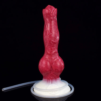 NNSX Ejaculation Dildo with Strong Sucker Wolf/Dog Anal Plug Silicone Adult Sex Toy Anal Dilator G-spot Massage Masturbation