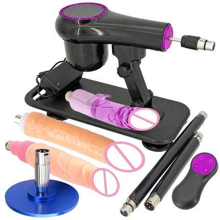 FREDORCH Portable Sex Machine Adjustable Speed Angle Automatic Wireless Control for Woman Man Masturbating Pumping Gun Sex Toys