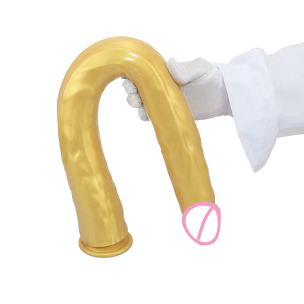 Extra Long Butt Plug Realistic Dildo Head Thread Silicone G-Spot Stimulator Vagina Masturbator Adult Sex Toys For Women Men Gay