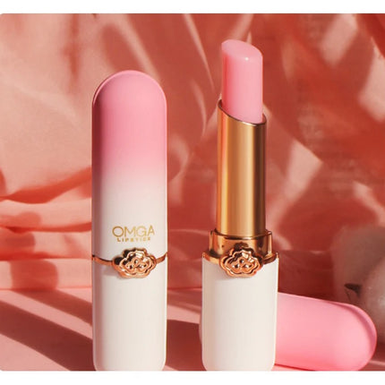 Peach Color Change Lipstick Non-Stick Cup Jelly Lipstick Moisturizing Moisturizing Color Change Lip Balm Warm Change Lip Balm
