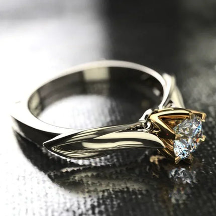 Pure 18K Gold Ring for Women Moissanite Rings with Natural Gemstones Luxur Jewelry Couples Women's Wedding Valentine's Day Gifts