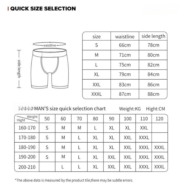 ETHIKA 6Pcs Men Underwear Boxers Breathable Mesh Man Swimming Underpants Plus Size Printed Mens Panties Sexy Men's Boxershorts