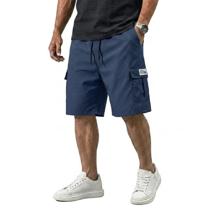 Summer Cargo Short Pants Casual Knee Pants Jogging Gym Man Short Multi-Pocket Work Pants Tactical Shorts Men Bermuda Baggy Pants