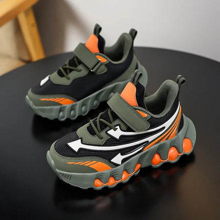 2025 Hot Selling Outdoor Anti Slip Childrens Sports Shoes Lightweight Comfortable Running Shoes Rebound Campus Casual Shoes