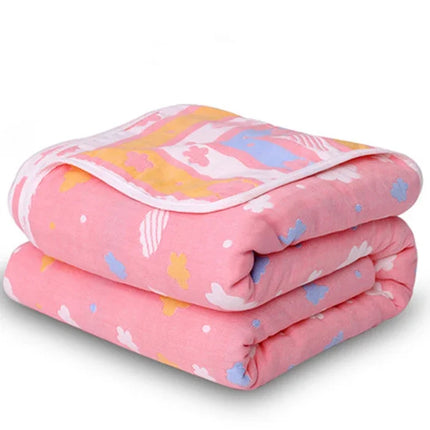 Chiffon towel, 6-layer cotton duvet, adult and children, double bed, air conditioner, fine duvet, extra large bedding