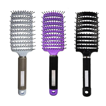 Hairbrush Scalp Massage Comb Nylon Women Magic Curly Hair Brush Salon Hairdressing Styling Tools Wholesale