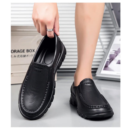 Hotel Kitchen Non-slip Oil-resistant Chef's Shoes Casual Flat Work Safe Men's Shoes Breathable Comfortable Slip on Plus Size 48