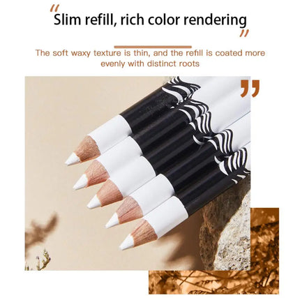 1~10PCS New White Eyeliner Makeup Lasting Smooth Easy To Wear Eyes Brightener Waterproof Fashion Eyes Liner Pencils Eye Makeup