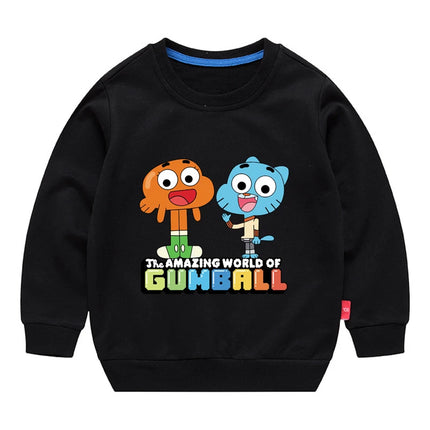 The Amazing World Of Gumball Graphic Fashion Sweater For Boys And Girls Children's Sports Pullover Outdoor Sports Hoodie